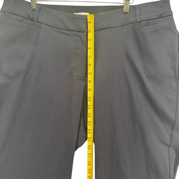 Lane Bryant Curvy Allie Pants Womens Navy Blue Flat Front Stretch Size 20R - Picture 8 of 9